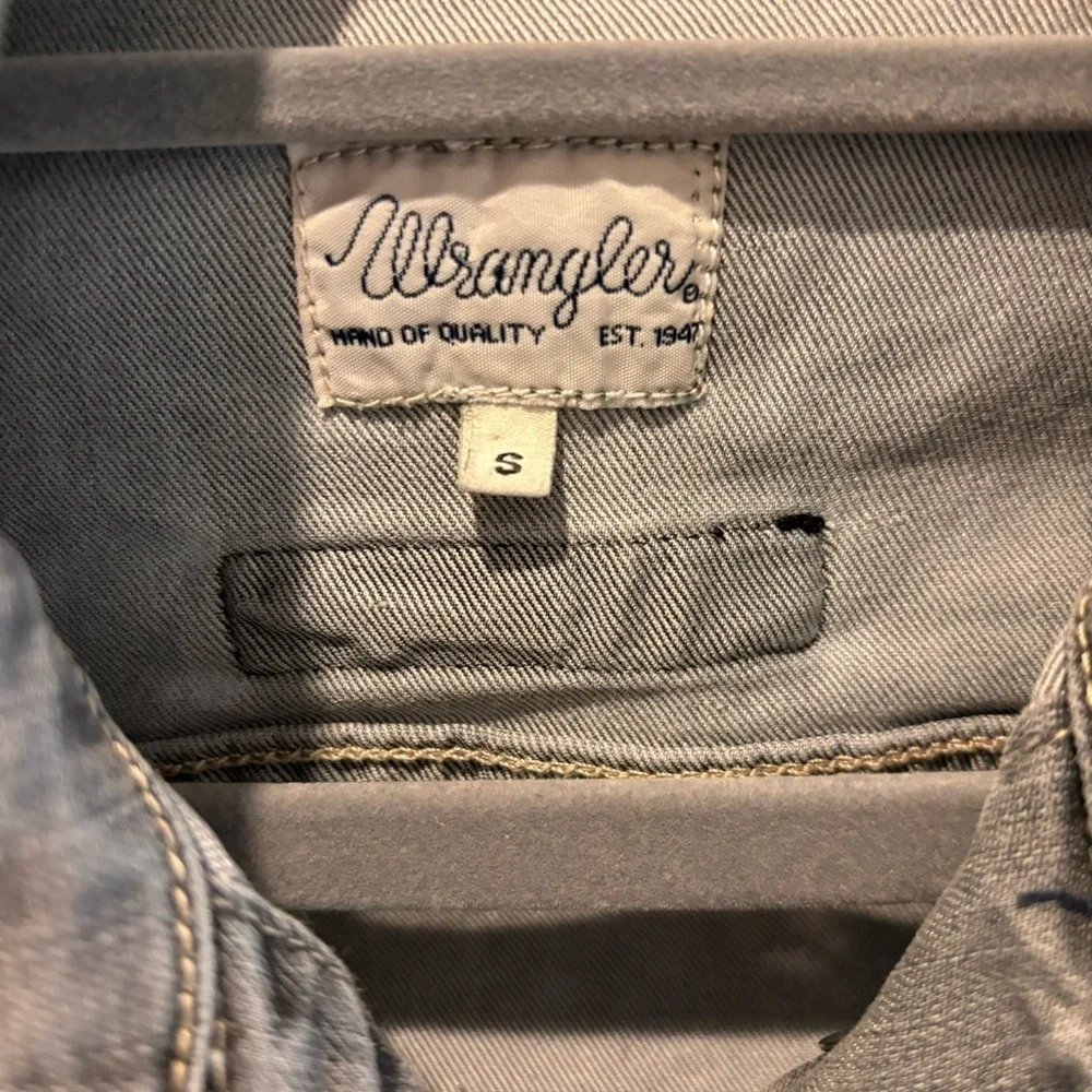 🐎 Vintage Wrangler Gray Denim Jacket - size S​​​​​ - Picture 5 of 11